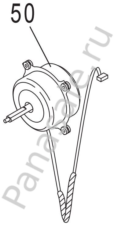 Двигатель внешнего блока кондиционера