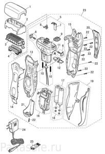 для модели_ES-RT53 электробритвы Panasonic